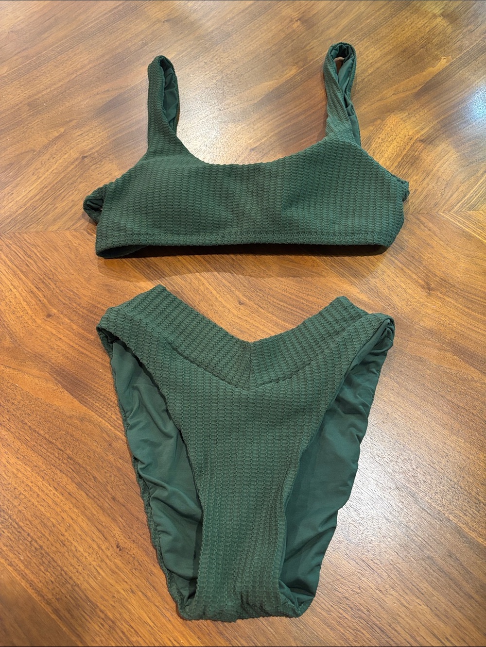 Olive Green Highwaist Bikini